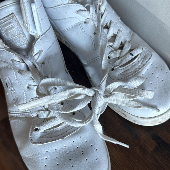 Fila Women’s Vulc 13 Mid top sneakers white camo bottoms size 9 1/2 **as is** - Picture 8 of 12